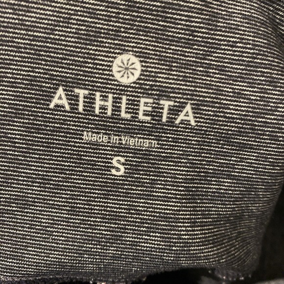Athleta Workout‎ Pants Tights Small Heater Gray Side Pockets - Picture 4 of 4